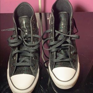 Converse Black Sequin - 7 women’s